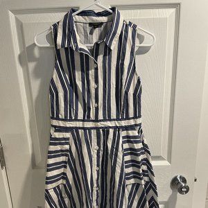 Jcrew Fit and Flare Button up dress